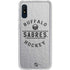 NHL Buffalo Sabres Black Text Galaxy A10e Clear Case