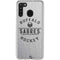 NHL Buffalo Sabres Black Text Galaxy A21 Clear Case