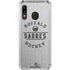 NHL Buffalo Sabres Black Text Galaxy A30 Clear Case