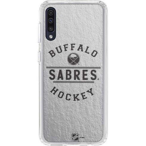 NHL Buffalo Sabres Black Text Galaxy A50 Clear Case