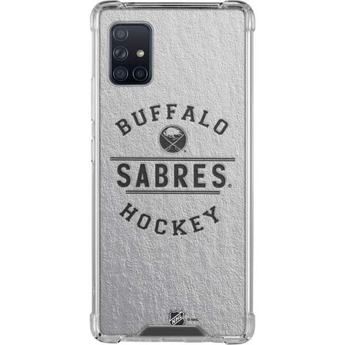 NHL Buffalo Sabres Black Text Galaxy A51 5G Clear Case