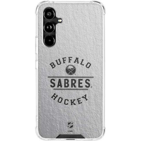 NHL Buffalo Sabres Black Text Galaxy A54 5G Clear Case