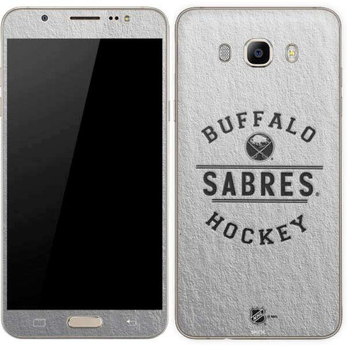 NHL Buffalo Sabres Black Text Galaxy J7 Skin