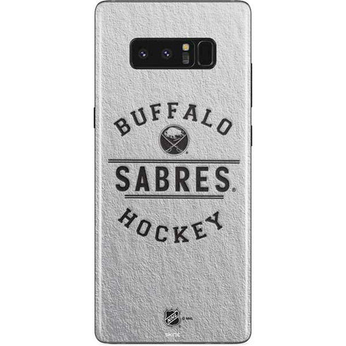 NHL Buffalo Sabres Black Text Galaxy Note 8 Skin