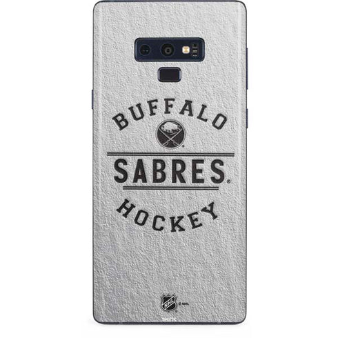 NHL Buffalo Sabres Black Text Galaxy Note 9 Skin