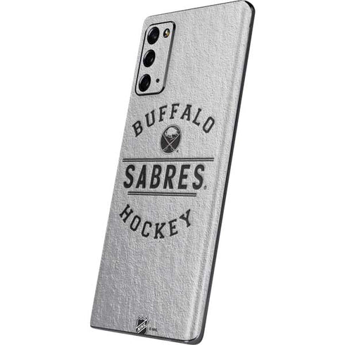 NHL Buffalo Sabres Black Text Galaxy Note20 5G Skin