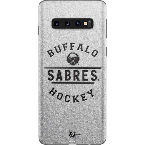 NHL Buffalo Sabres Black Text Galaxy S10 Skin