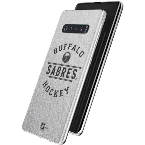 NHL Buffalo Sabres Black Text Galaxy S10 Skin