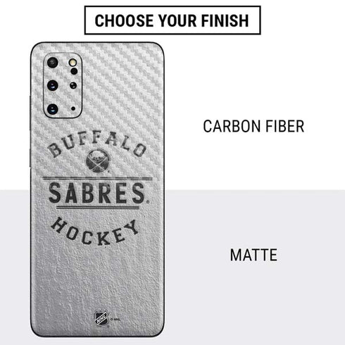 NHL Buffalo Sabres Black Text Galaxy S20 Plus Skin
