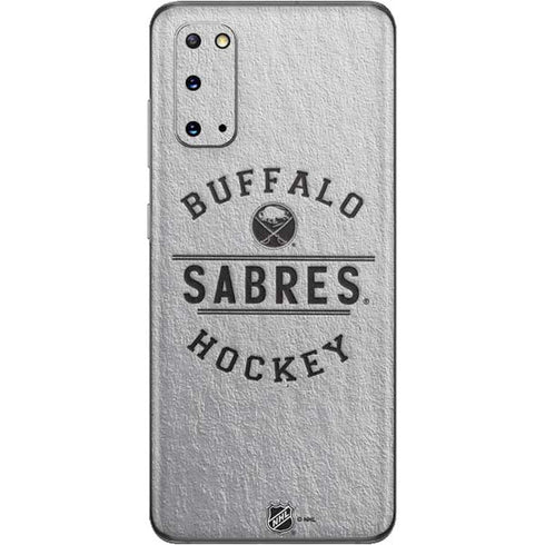 NHL Buffalo Sabres Black Text Galaxy S20 Skin