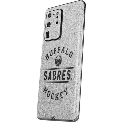 NHL Buffalo Sabres Black Text Galaxy S20 Ultra 5G Skin