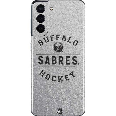 NHL Buffalo Sabres Black Text Galaxy S21 5G Skin