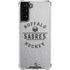 NHL Buffalo Sabres Black Text Galaxy S21 FE Clear Case