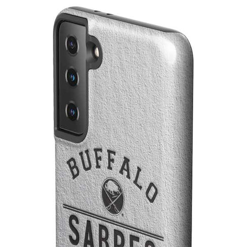 NHL Buffalo Sabres Black Text Galaxy S21 FE Pro Case