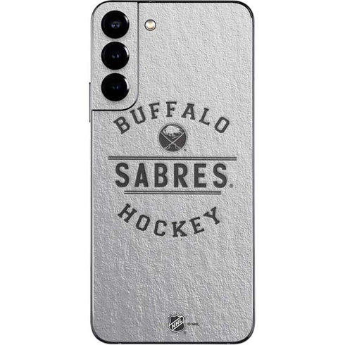 NHL Buffalo Sabres Black Text Galaxy S22 Plus Skin