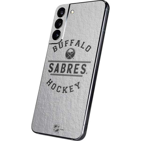NHL Buffalo Sabres Black Text Galaxy S22 Plus Skin