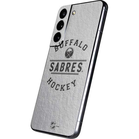NHL Buffalo Sabres Black Text Galaxy S22 Skin