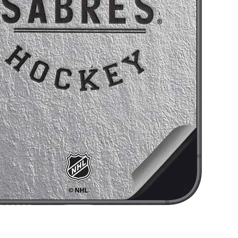 NHL Buffalo Sabres Black Text Galaxy S23 FE Skin