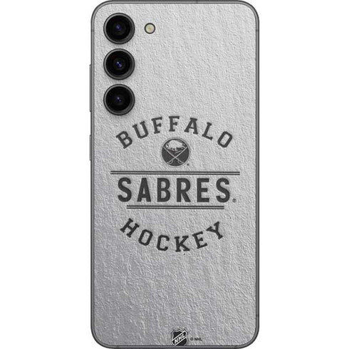 NHL Buffalo Sabres Black Text Galaxy S23 Plus Skin