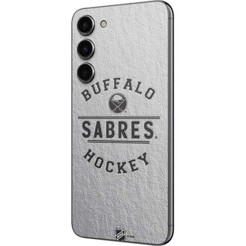 NHL Buffalo Sabres Black Text Galaxy S23 Plus Skin