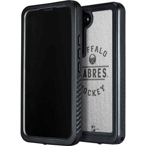 NHL Buffalo Sabres Black Text Galaxy S23 Plus Waterproof Case