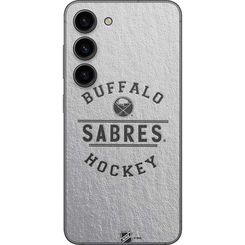 NHL Buffalo Sabres Black Text Galaxy S23 Skin