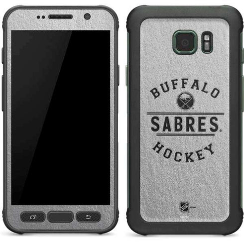 NHL Buffalo Sabres Black Text Galaxy S7 Active Skin