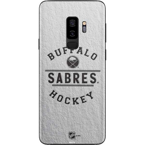 NHL Buffalo Sabres Black Text Galaxy S9 Plus Skin