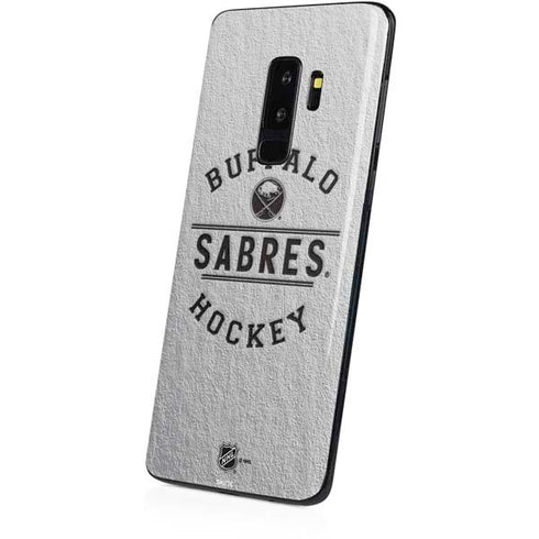 NHL Buffalo Sabres Black Text Galaxy S9 Plus Skin