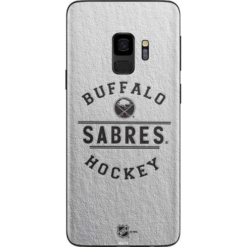 NHL Buffalo Sabres Black Text Galaxy S9 Skin