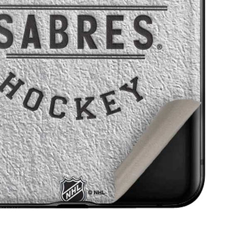 NHL Buffalo Sabres Black Text Galaxy Z Flip Skin