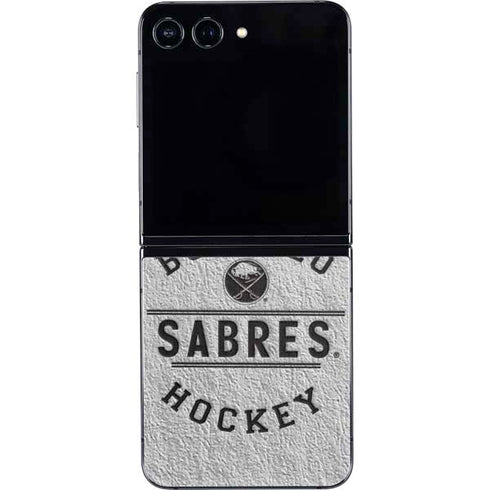 NHL Buffalo Sabres Black Text Galaxy Z Flip5 5G Skin