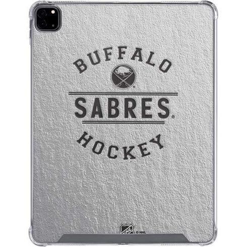 NHL Buffalo Sabres Black Text iPad Pro 12.9in (2020) Clear Case