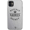 NHL Buffalo Sabres Black Text iPhone 11 Clear Case