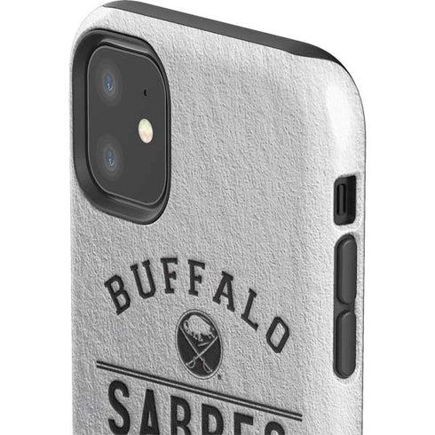 NHL Buffalo Sabres Black Text iPhone 11 Impact Case