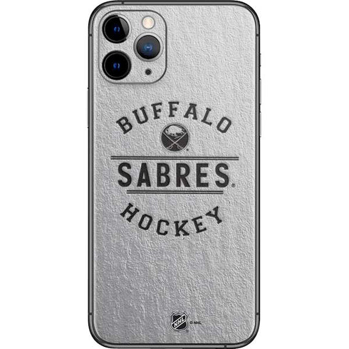NHL Buffalo Sabres Black Text iPhone 11 Pro Skin