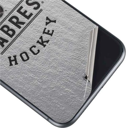 NHL Buffalo Sabres Black Text iPhone 11 Skin
