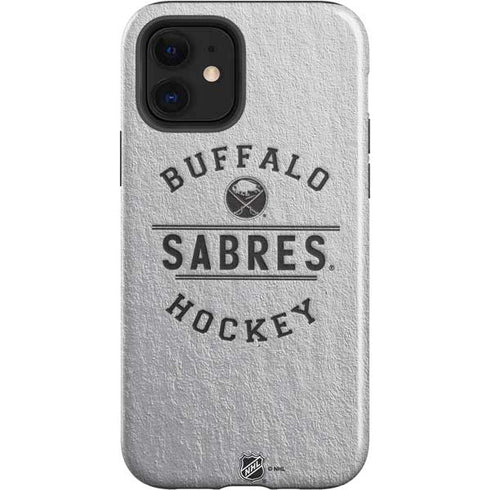 NHL Buffalo Sabres Black Text iPhone 12 Impact Case