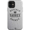 NHL Buffalo Sabres Black Text iPhone 12 Impact Case