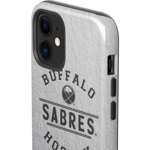 NHL Buffalo Sabres Black Text iPhone 12 Impact Case