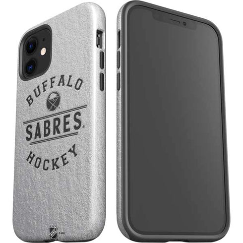 NHL Buffalo Sabres Black Text iPhone 12 Impact Case