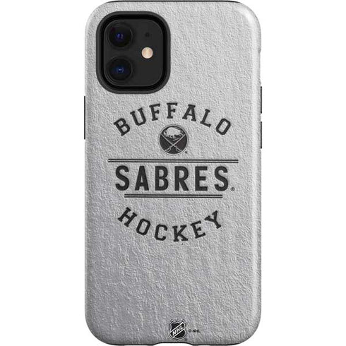 NHL Buffalo Sabres Black Text iPhone 12 Mini Impact Case
