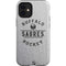 NHL Buffalo Sabres Black Text iPhone 12 Mini Impact Case