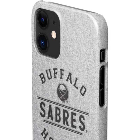 NHL Buffalo Sabres Black Text iPhone 12 Mini Lite Case