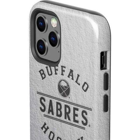 NHL Buffalo Sabres Black Text iPhone 12 Pro Impact Case