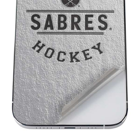NHL Buffalo Sabres Black Text iPhone 12 Pro Max Skin