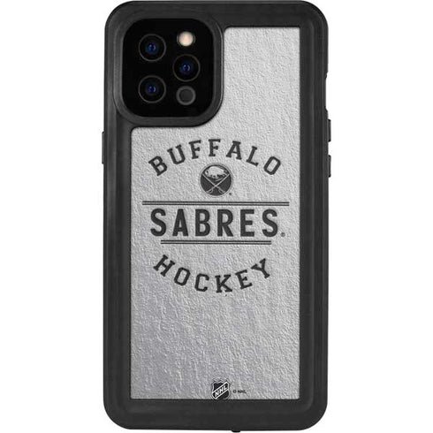 NHL Buffalo Sabres Black Text iPhone 12 Pro Max Waterproof Case