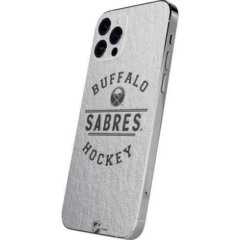 NHL Buffalo Sabres Black Text iPhone 12 Pro Skin
