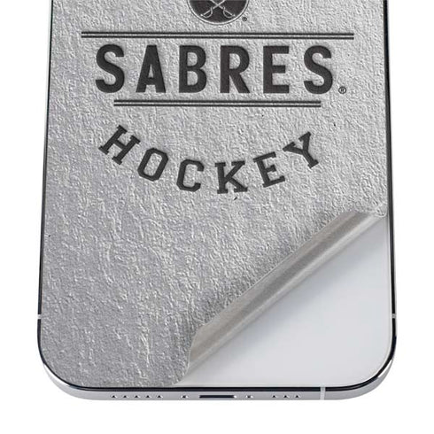 NHL Buffalo Sabres Black Text iPhone 12 Pro Skin