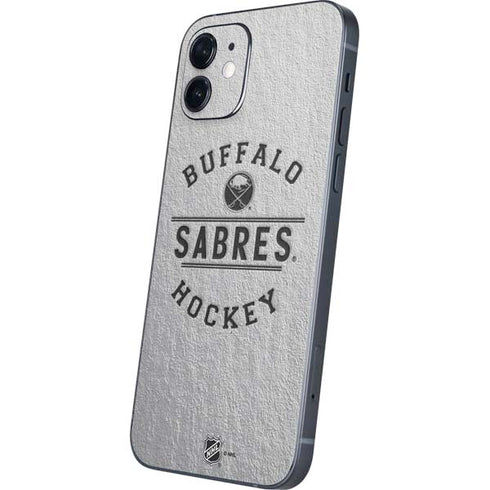 NHL Buffalo Sabres Black Text iPhone 12 Skin